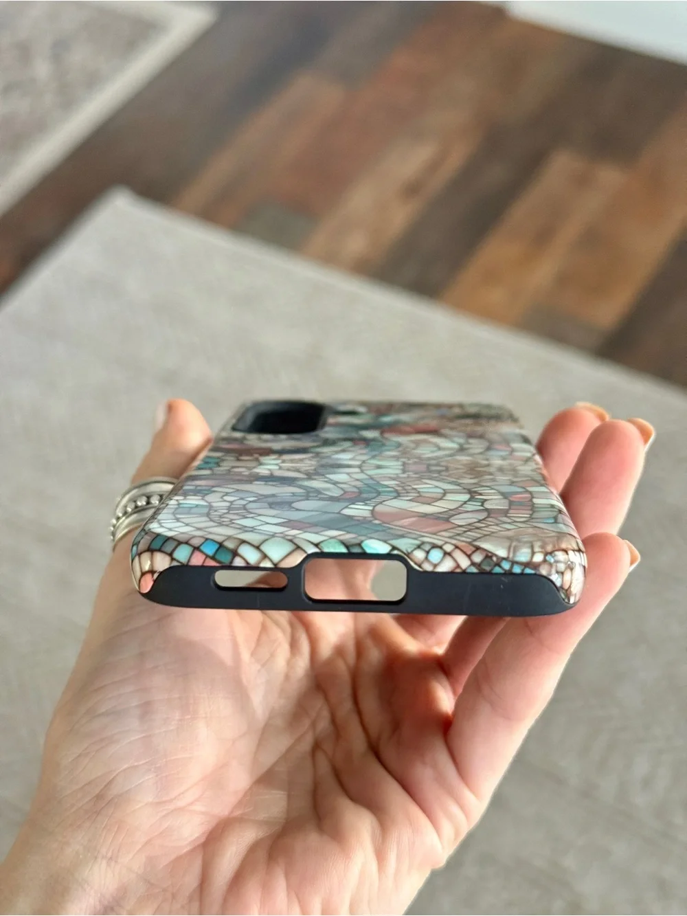 Mermaid Stained Glass Mosaic Tough Phone Case For Galaxy S25